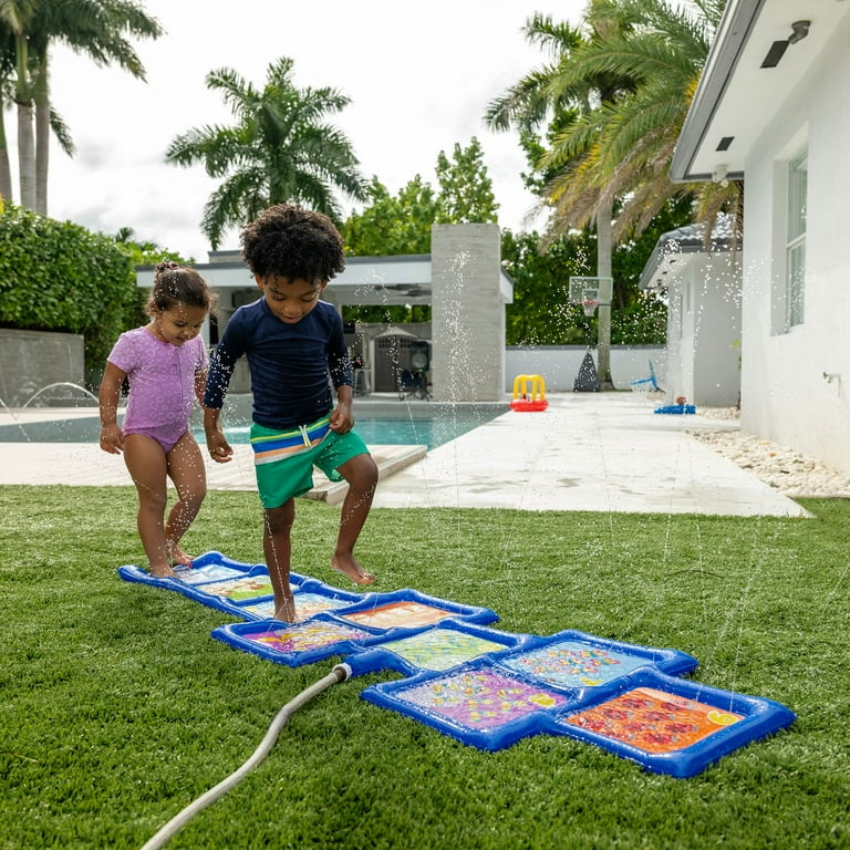 Little Tikes Animal Friends Hopscotch Sprinkler, 6 ft splash pad