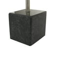 thumbnail image 6 of 24", 21"H Silver Marble Abstract Sculpture with Black Base, by CosmoLiving by Cosmopolitan (2 Count), 6 of 9