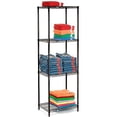 thumbnail image 2 of Nexel 4 Shelf Black Epoxy Wire Shelving Unit Starter 30""W x 14""D x 63""H, 2 of 3