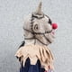 thumbnail image 3 of Disfraz de cosplay, máscara de payaso de lino y terror para Halloween, 3 of 3