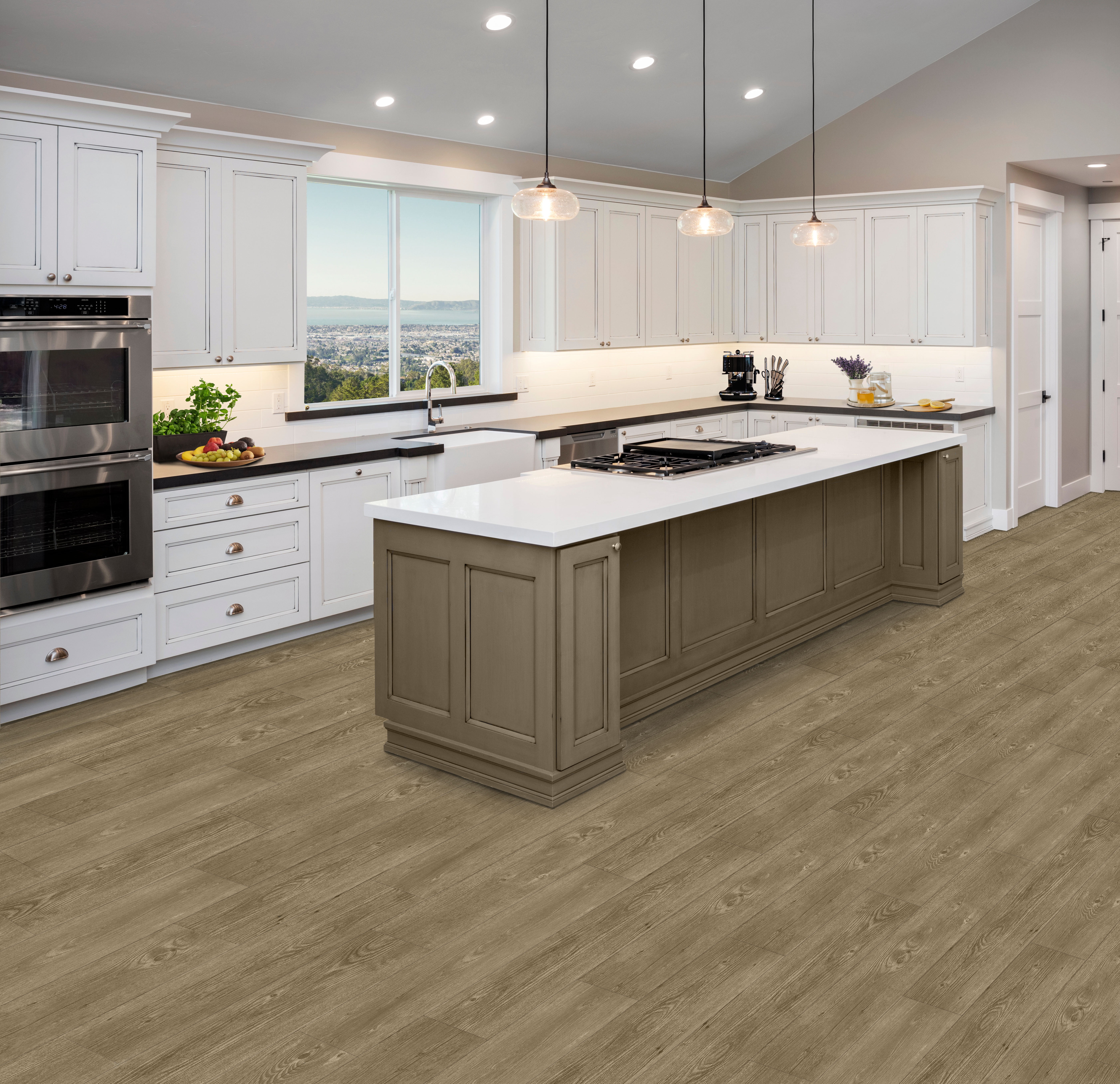 Achim Portfolio 6"x36" 2.0mm Peel & Stick Vinyl Floor Planks 10 Planks/15 Sq. ft. Barnwood (Brown)