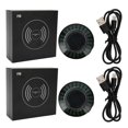 thumbnail image 1 of 2pcs Bluetooth Mini Speaker HiFi Stereo Shock Bass RGB Effects Soothing White Noise Portable Wireless Speaker, 1 of 5