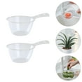 thumbnail image 2 of SHISUYAN 2pcs Water Ladles Practical Kitchen Long Handle Water Scoops (Transparent), 2 of 6