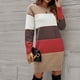 thumbnail image 4 of Puntoco-suéter de manga larga para mujer, tops holgados con cuello redondo, blusa de punto, suéter de punto, liquidación de Navidad Puntoco Puntoco-3122, 4 of 5