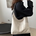 thumbnail image 5 of Vegan Faux Leather Hobo Tote Bag Women Soft Faux Faux Leather Shoulder Purse Large Spacious Crossbody White,Size Free Size, 5 of 6