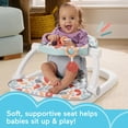 thumbnail image 4 of Fisher-Price Sit-Me-up Floor Seat Portable Baby Infant Chair with Snack Tray and Toys, Fresh Floral, 4 of 8