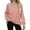 1# Pink, variant on TEMOFON Long Sleeve Sweatshirts for Women Casual Tunic Tops Fall Crewneck Pullover Sweatshirts Loose Shirts for Women Winter Clothes