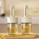 thumbnail image 4 of 1 dispensador de aceite multifuncional 2 en 1: botella dispensadora de aceite de oliva y salsa de vidrio con cepillo de silicona ajustable for cocinar y asar en la cocina, 4 of 5