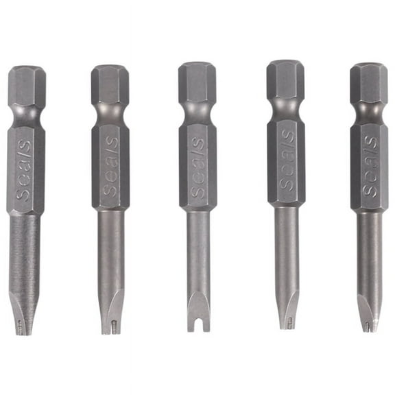 5Pcs Set Security Bit Set Tamper Proof Screwdriver Drill Bit Screw Driver Bits Hex xc10428