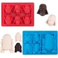 thumbnail image 1 of Moldes de silicona para dulces de Chocolate para fanáticos de Star Wars, molde de Darth Vader y R2-d2 para gelatina, decoración de pasteles, Caryon, pudín LingWen 1327534083804, 1 of 1