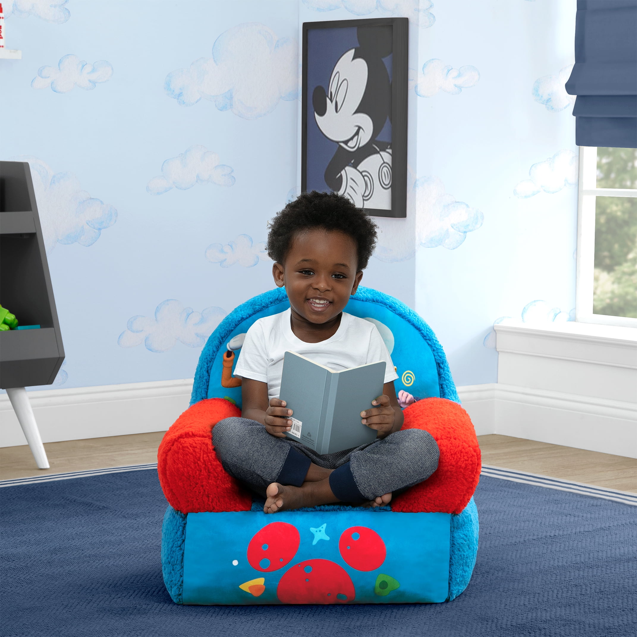Mickey Mouse Cozee Buddy Chair by Delta Children, Blue