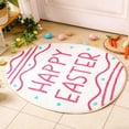 thumbnail image 5 of SLYNSHome Easter Bathroom Rug Eggs Shaped Bath Mat Soft Absorbent Non Slip Washable Rug for Bedroom Living Room, 5 of 5
