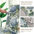 thumbnail image 5 of Yayeee 2 Pack Dining Chair Covers Stretch Parson Chairs Slipcovers Seat Protector, Watercolor Hydrangeas Pattern, 5 of 6