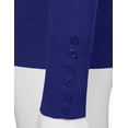 thumbnail image 4 of Women's V-Neck Button Down Long Sleeve Classic Knit Cardigan Sweater, 4 of 4