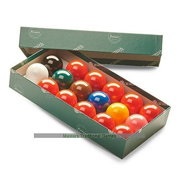 Aramith Snooker Balls (1 and 3/4 inch, 44mm, with 10 reds)