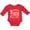 Red, variant on Inktastic Dear Santa, My Sister Did It Funny Christmas Boys or Girls Long Sleeve Baby Bodysuit