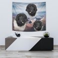 thumbnail image 1 of Lovely Newfoundland Dog Print Tapestry-Free Shipping, 1 of 3