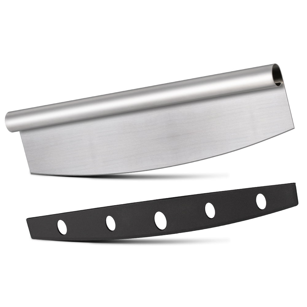Checkered Chef's Pizza Cutter Rocker Type Pizza Cutter