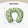 thumbnail image 5 of KLL Banana Tree Leaves Pattern Memory Foam Cervical Neck Pillow Versatile U-Shaped Pillows for Home/Office/Camping/Travelling/Soft Washable Cover, 5 of 8