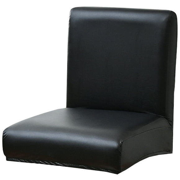BRIGHTFUFU Cubierta de silla de comedor engrosar la cubierta protector de silla de comedor estirable de cuero PU