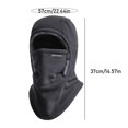 thumbnail image 4 of Outdoor Winter Warm Hat Neckband Integrated SkiMask for Men Women Fleece Face Head Neck Cover Windproof Cold Weather Winter Face For Men Windproof Hoodie, 4 of 7