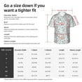 thumbnail image 6 of Lsque Cute Rabbit And Heart pattern Hawaiian Shirt for Men, Unisex Summer Beach Casual Short Sleeve Button Down Shirts-, 6 of 9