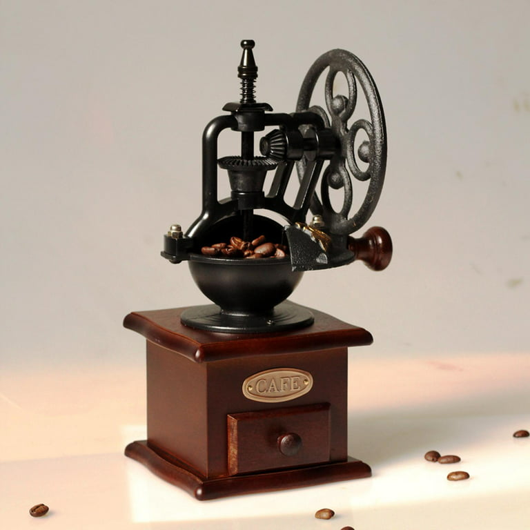 Manual Coffee Grinder Vintage Antique Coffee Bean Grinder Windmill