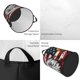 thumbnail image 2 of Balery American Bald Eagle Cesta de ropa redonda con asas, impermeable, independiente, para ropa, juguetes, dormitorio y familia-Small, 2 of 6
