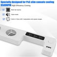 thumbnail image 4 of Cooling Fan for PS5 Slim, Prociv New Playstation 5 Slim Console Accessories Cooler with USB Port and 3 Adjustable Quiet 9500-Speed Fan, PS5 Slim Digital/Disc Version System White, 4 of 8