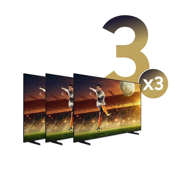 Combo TV Samsung 75" Smart TV BEF-H 4K UHD (2026) X3 Unidades