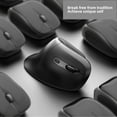 thumbnail image 4 of Vertical Mouse Sans Fil 2,4G Conception Ergonomique Mouse 2400DPI Batterie Réglable Optique Esports Mouse Forte Compatibilité Prend en Charge Windows/Linux/Mac OS Convient aux Ordinateurs et Portables, 4 of 8