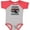 Heather and Red, variant on Inktastic Future Snowmobile Champion Boys or Girls Baby Bodysuit