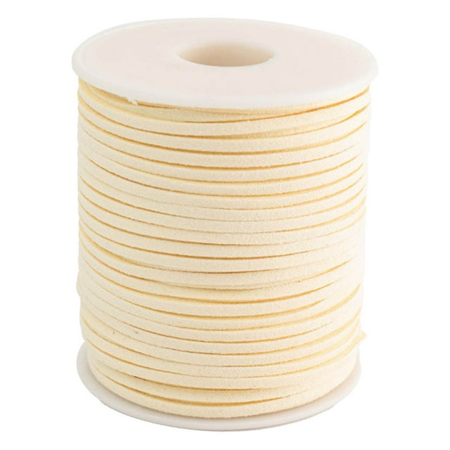 LEEYNEER 50 Yard Raffia Ribbon Soft Suede Texture Solid Color Anti-break Cuttable DIY Narrow Gift Packaging Christmas Decorations Raffia Paper Strap Present Decor Supplies
