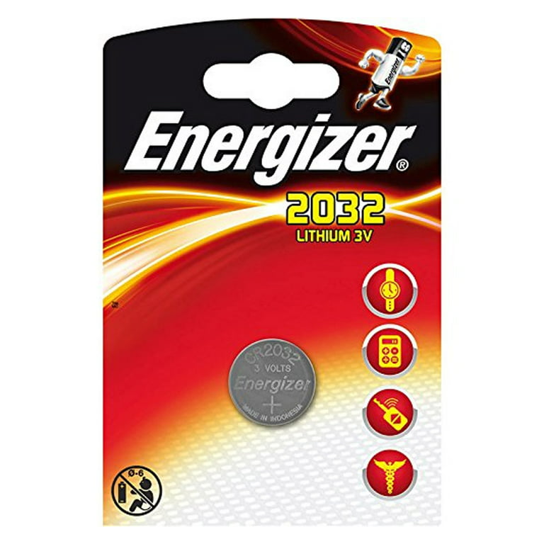 Energizer CR2032 Lithium 3V Batteries - 2 Packs