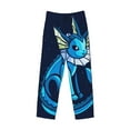 thumbnail image 5 of Vaporeon Men's Pajama Pants, Ultra-soft Comfy Casual Lounge Pants, Graphic Printed Sleep Pjs Bottoms With Drawstring Pockets, 5 of 8
