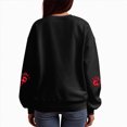 thumbnail image 5 of Towmus Halloween Sweatshirt Women Oversized Cute Ghost Sweatshirts Fall Sequin Graphic Pullover Tops, 5 of 6