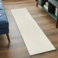 thumbnail image 4 of Cream Solid Color Area Rugs Collection 2'x6', Aesthetics Contemporary Luxury Non Slip Indoor Rectangle Throw Runner Rug Floor Mat Carpet for Living Room Dining Table Bedroom Nursery, 4 of 9