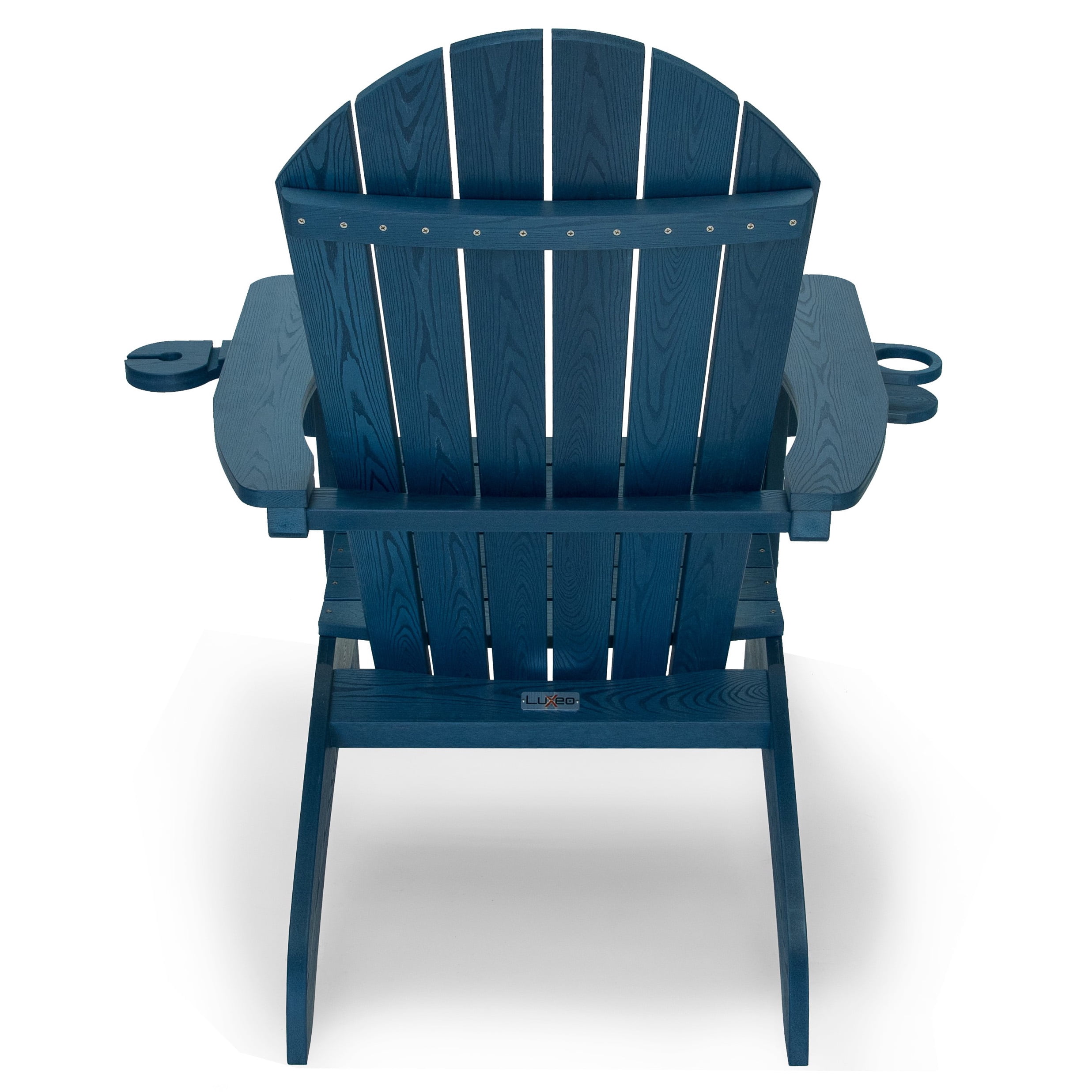 All Weather Outdoor Patio Adirondack Chair (Set of 2),Navy