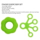 thumbnail image 3 of Ensanchador de dedos ANGGREK Fortalecedor de agarre de mano Silicona verde, 3 of 8