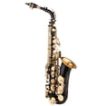 thumbnail image 1 of Saxofón Muslady Saxofón, pintura negra, saxofón mi-plano para principiantes, estudiante, jugador intermedio, latón, Eb, saxofón alto con boquilla, estuche de transporte, paño de limpieza, cepillo, cor TOMSHOO Saxofón, 1 of 6