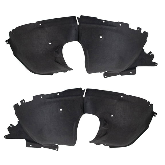 TRQ Inner Fender Liner Set Fits Select 2020-2021 Buick Encore GX GM1248320 GM1249320