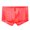 Red, variant on Men Boxers Breathable Elastic Mesh Low Waist Ice Silk Cooling Anti-septic See-through Men Panties Men Underwear