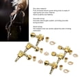 thumbnail image 3 of Guitar Tuning Key, 6Pcs Full Closed Guitar Tuning Key Accurate Fast Operation Stable Metal Tuning Pegs For Acoustic Electric Guitar Gold, 3 of 8