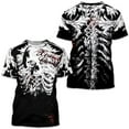 thumbnail image 1 of T-shirt cartoon cat bite knife creative pattern printing large size loose essentials short sleeve t, 1 of 3