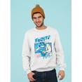 thumbnail image 2 of Frozeti the Yeti - Cool Dippin’ Dots Ice Cream Graphic Men's Sweatshirt, 2 of 4