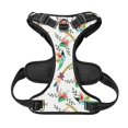 thumbnail image 5 of Bingfone Pretty Floral With Leaves No Pull Dog Vest Harness For Small Medium Large Dogs Strap For Puppy Walking,Training,Dog Harness-Medium, 5 of 9