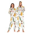 thumbnail image 3 of IAUYY Unisex Adult Onesie Pajamas Ultra-Soft Crystal-Soft Fabric, Halloween Adult Onesie Pajamas Adults,With a Zipper Plus Size Onesie Pajamas, in The Background Is Snowman, 3 of 7