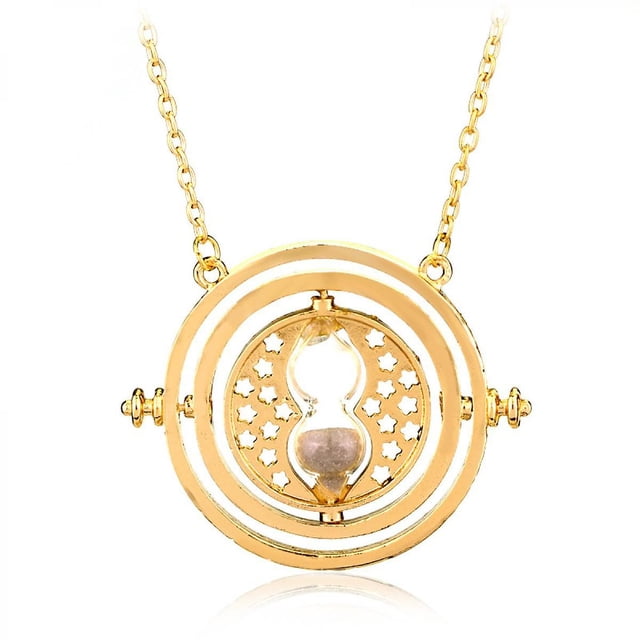Shxx Harry Potter Tiempo Convertidor de Tiempo Reloj de Arena Collar Xq