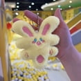 thumbnail image 4 of Agite el sonido del llavero del conejo colgante muñeca de conejo rico, 4 of 6