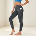 thumbnail image 4 of Yutgune High Waisted Tight Leggings For Women Tummy Control Leggings Yoga Pants Women Workout Leggings For Women Gym Leggings With Side Pockets, 4 of 9